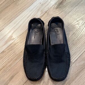 Cole Haan Women’s Dark Brown Pony Hair Driving Loafers